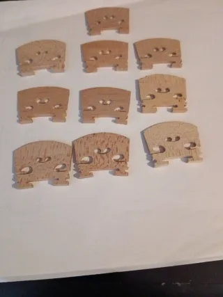 Puentes violín 1/2 y 3/4 (lote)