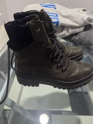 Botas Tommy Hilfiger Mujer Verde Camuflaje