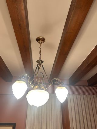 Juego 2 Lámparas y lámpara de techo vintage