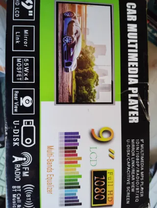 Radio Multimedia Coche 9 HD LCD