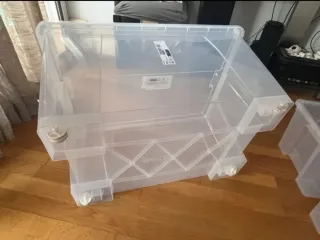Caja Samla Ikea 130L Transparente