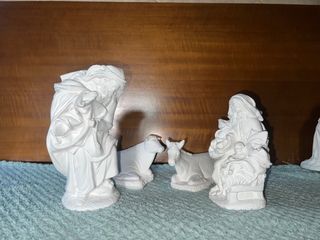 Belén de polvo cerámico para pintar