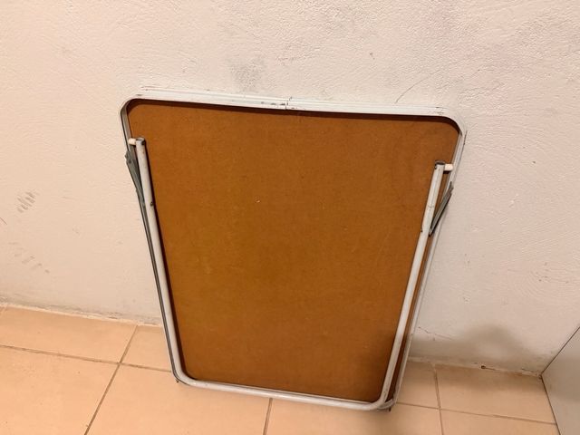 Mesa camping madera vintage plegable
