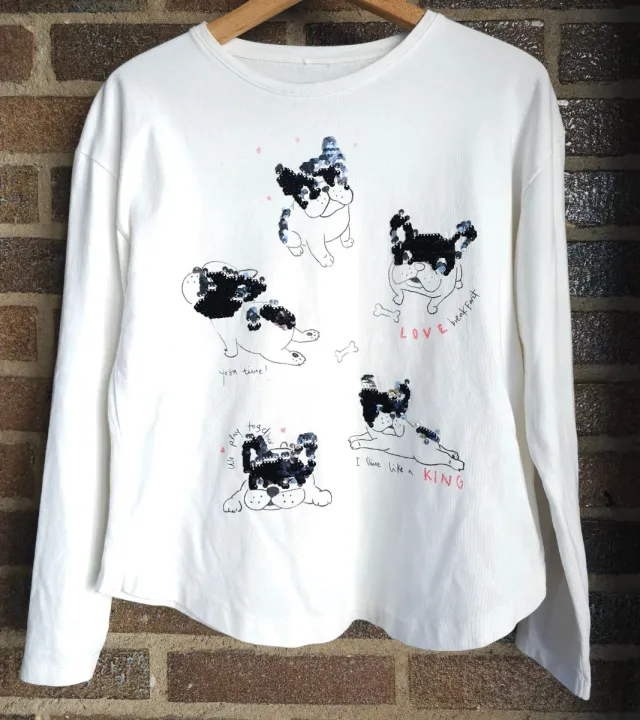 Camiseta con lentejuelas