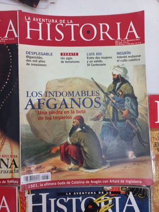 Lote 5 revistas La aventura de la historia