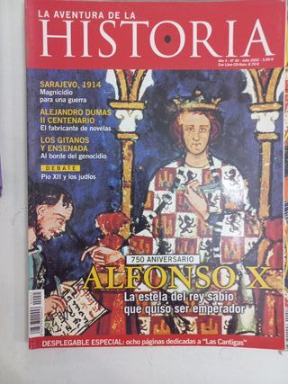 Lote 5 revistas La aventura de la historia