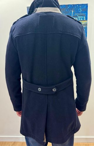Abrigo Superdry Azul Marino Hombre