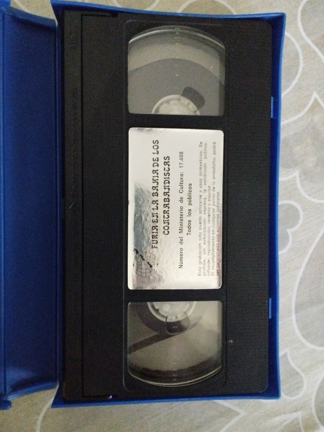 Película VHS Furia en la Bahía de los Contrabandis