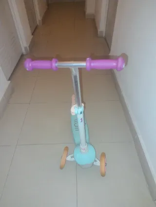 Patinete infantil 3 ruedas morado