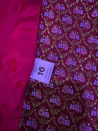 Chaleco Fallero Niño Morado y Rojo
