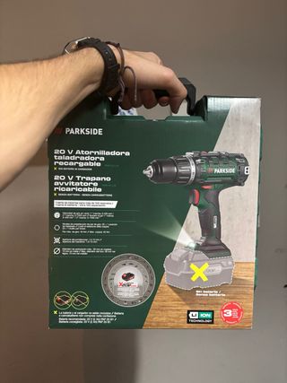 Taladro Atornilladora Parkside 20V