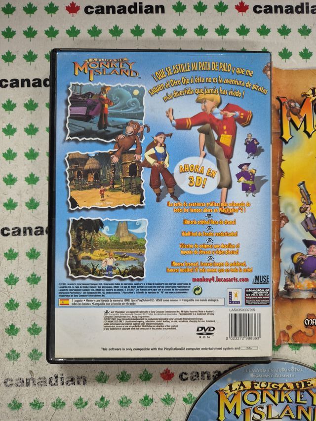 La Fuga de Monkey Island PS2