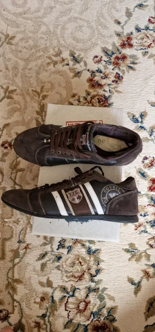 Scarpe uomo casual marroni e bianche