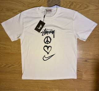 Camiseta Stüssy x Nike Blanca Talla S