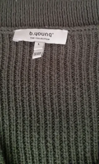 Blusa B.YOUNG verde oliva talla M