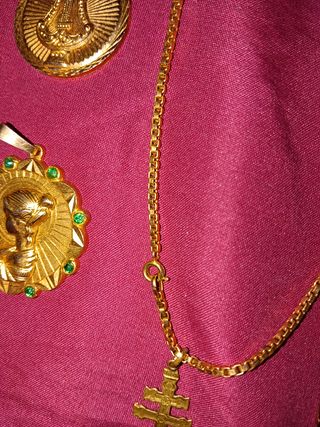 Lote Bisutería Chapado Oro Collares Pendientes Pul