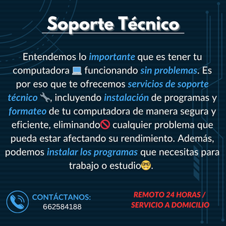Servicio tecnico a domicilio