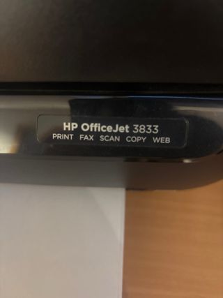 Impresora HP OfficeJet 3833