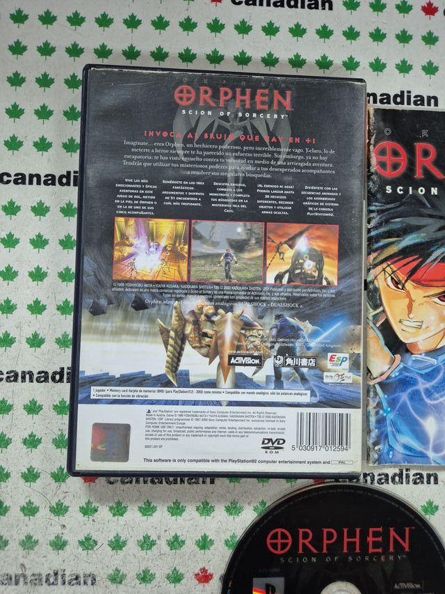 Orphen: Scion of Sorcery PS2