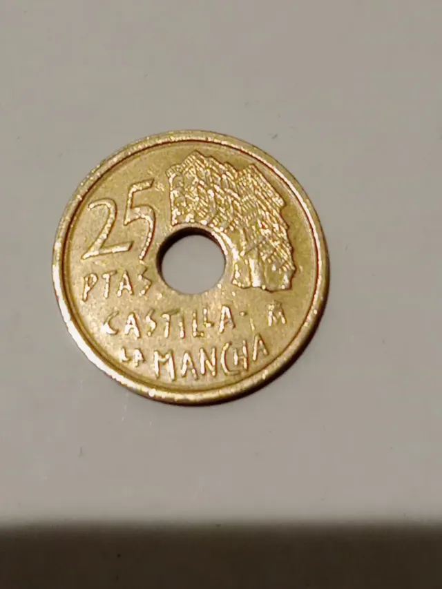 Moneda 25 Ptas Castilla La Mancha