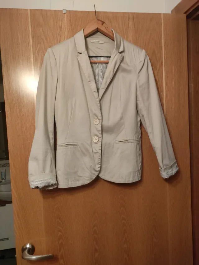 Blazer Stradivarius Beige Talla M