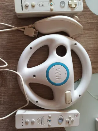 Mandos Wii y Volante Nintendo