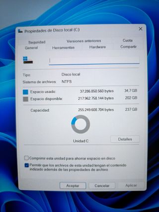 Ordenador portátil Dell i5 con disco SSD