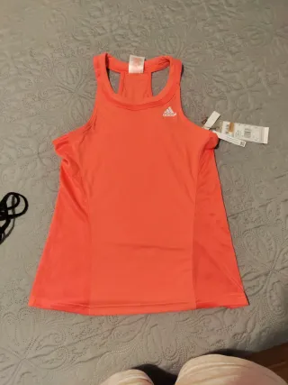 Camiseta deportiva Adidas naranja