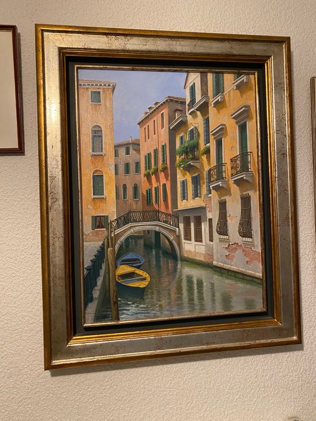 Quadro Venice Golden Frame