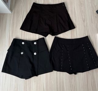 Lote Faldas Pantalón Negras