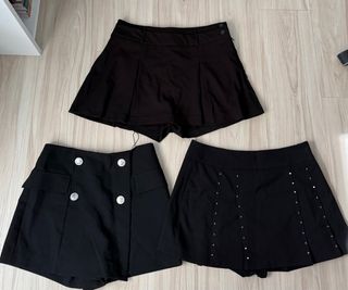 Lote Faldas Pantalón Negras