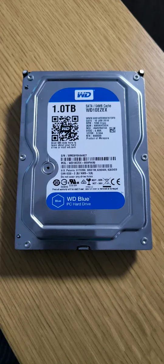 Disco Duro WD Blue 1TB SATA