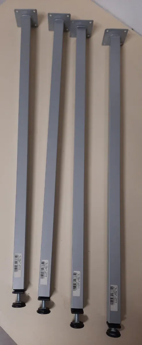 Patas metálicas regulables lacadas color gris