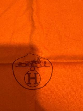 Sacchetto antipolvere Hermes arancione