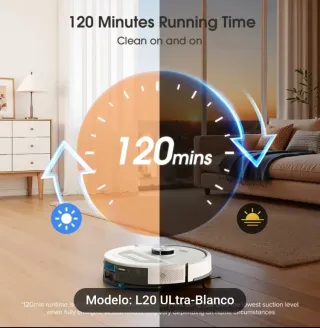 Robot Aspirador Lubulu L20 Ultra Inteligente