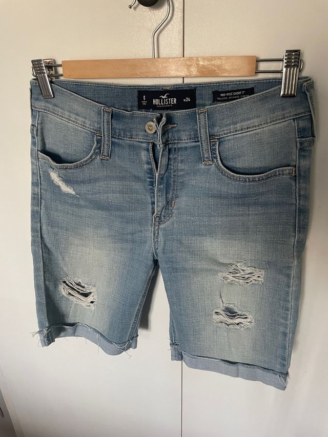 Shorts vaqueros Hollister T.24 rotos