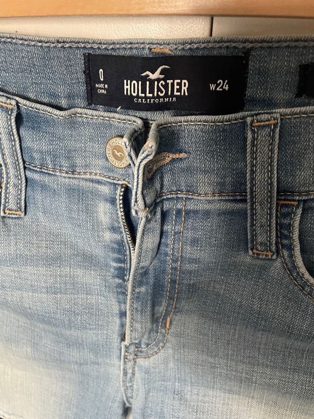 Shorts vaqueros Hollister T.24 rotos