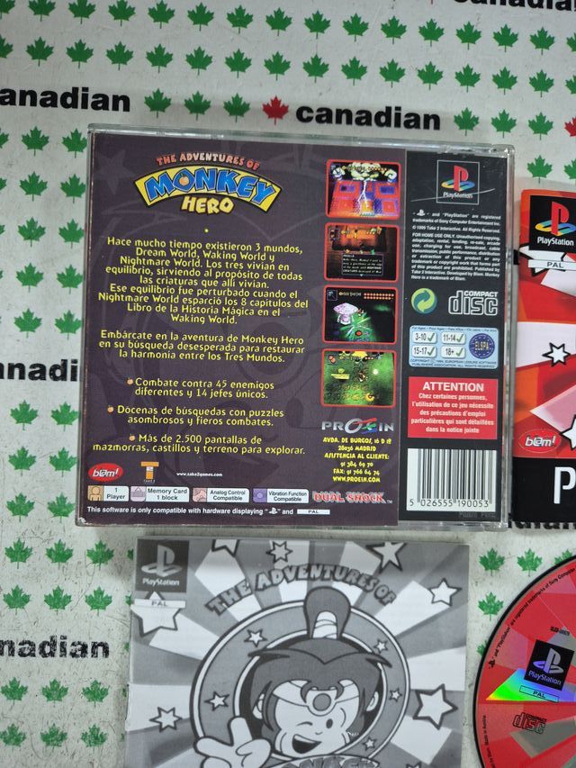 The Adventures of Monkey Hero PS1