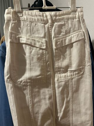 Falda vaquera blanca Talla XS
