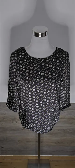 Vestido rosa manga larga talla S