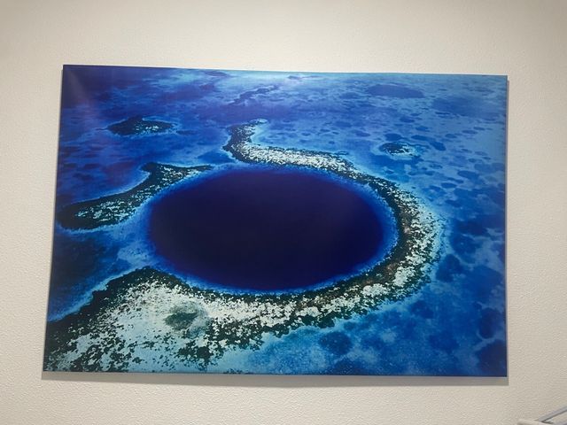 Cuadro Lienzo Azul Profundo