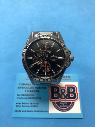 Reloj Lotus 18812 Plata Día Fecha 24h
