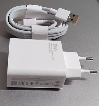 Cargador Compartible Xiaomi 33W Rápido Cable USB C