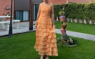 Vestido de fiesta Camila Elbaz naranja
