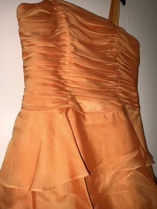 Vestido de fiesta Camila Elbaz naranja