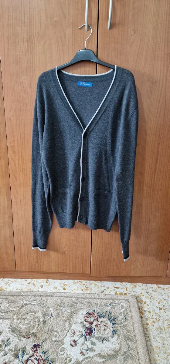 Cardigan J.Crew uomo grigio