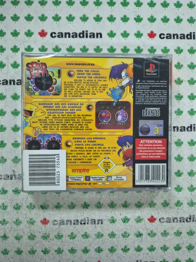 NUEVO Spin Jam PlayStation 1