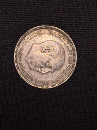 Moneda 5 Pesetas 1957