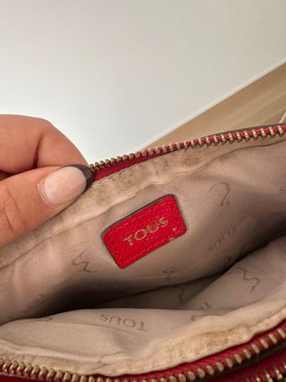 Bolso bandolera Tous rojo