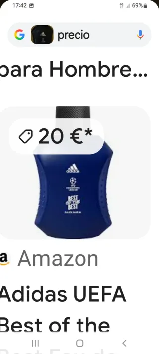 Colonia Adidas para Hombre